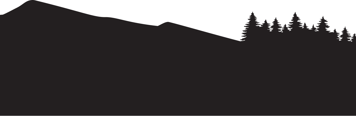Mountain silhouette illustration