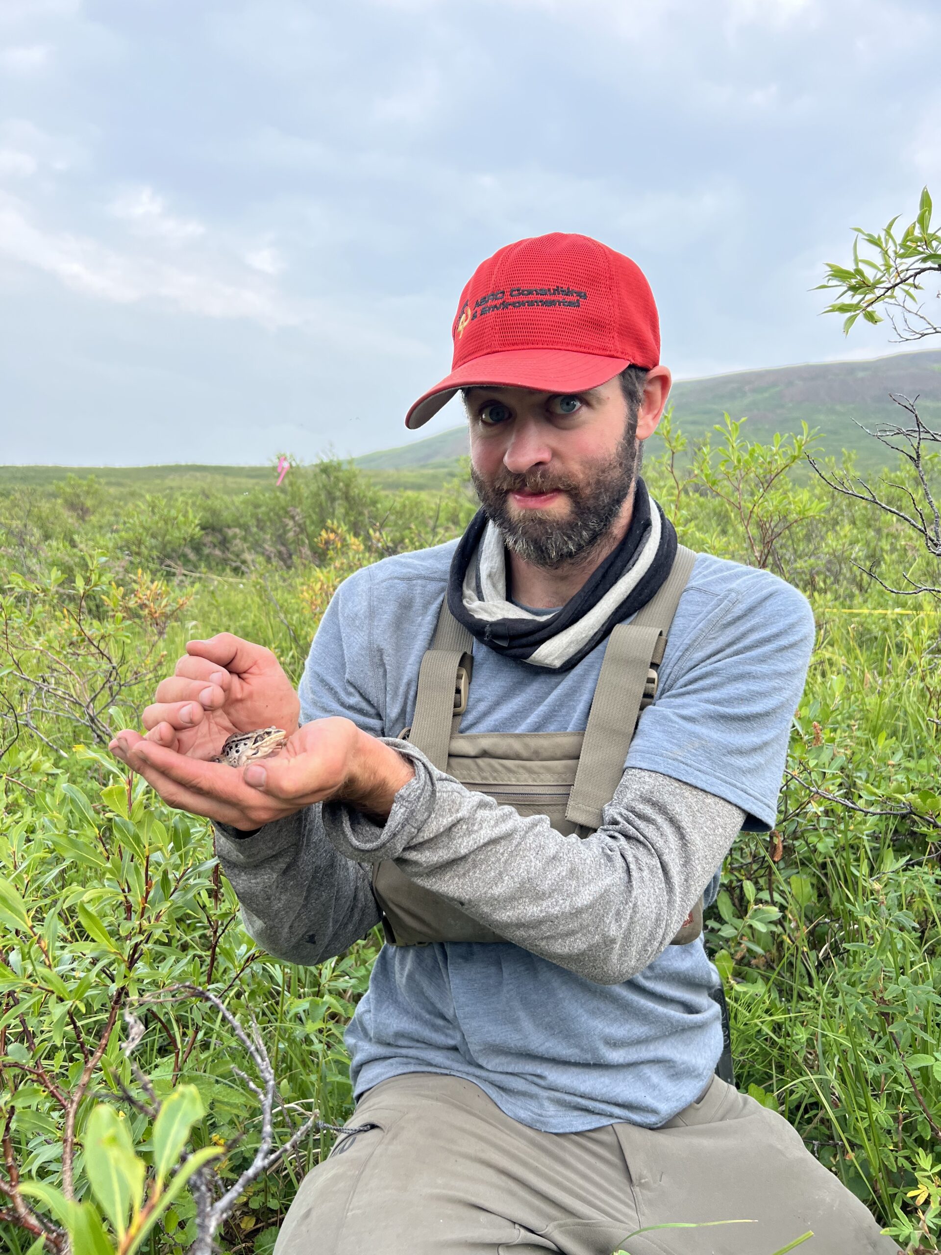 Nate and wood frog